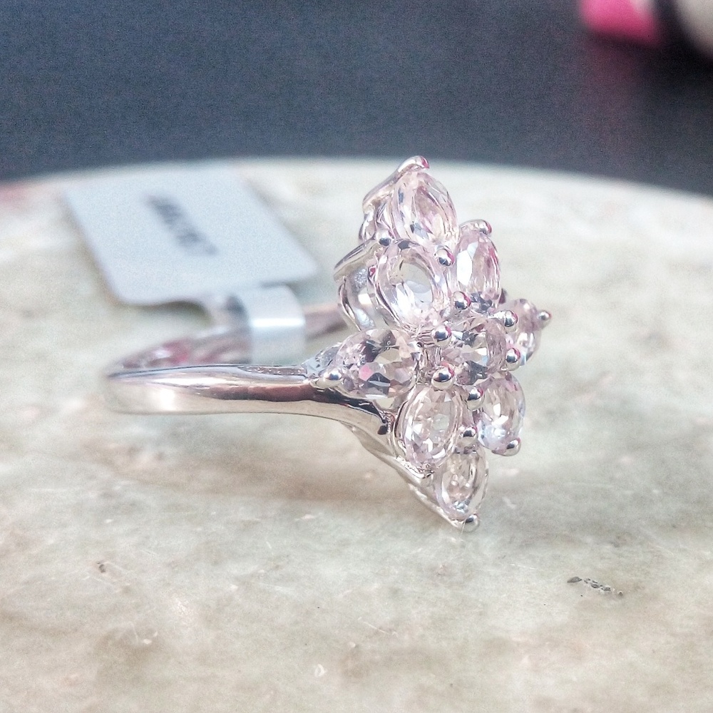 Genuine Morganite Ring